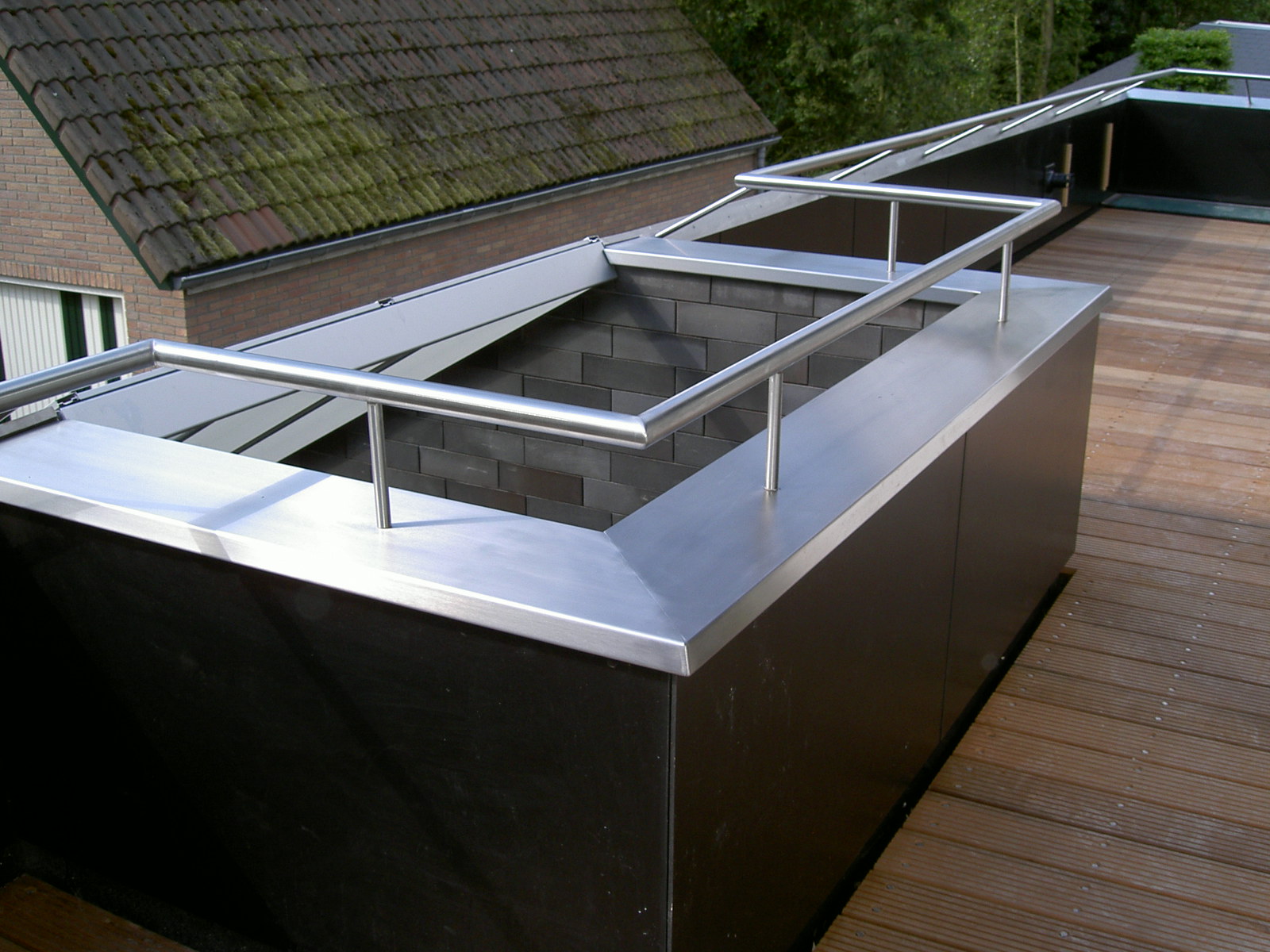 RVS Dakrailing